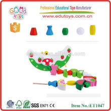 Fruit cake wooden kids diy balance toys